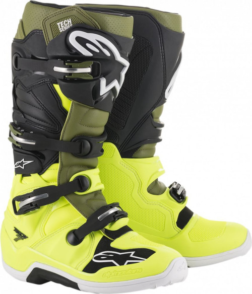 Cizme MX Tech 7 Multicolor/Galben