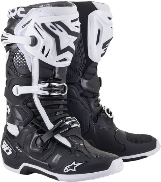 Cizme MX Tech 10 Negru/Alb