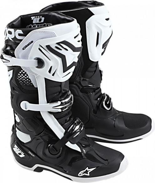 Cizme MX Tech 10 Negru/Alb