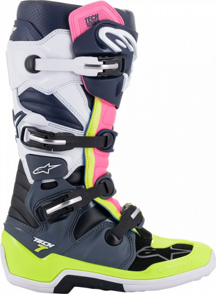 Cizme MX Tech 7 Multicolor/Roz