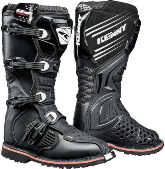 Cizme Moto MX Enduro Adult Track Black