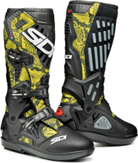 Cizme Moto Atojo SRS Lime Snake-Black