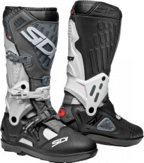 Cizme Moto Atojo SRS White-Black-Grey