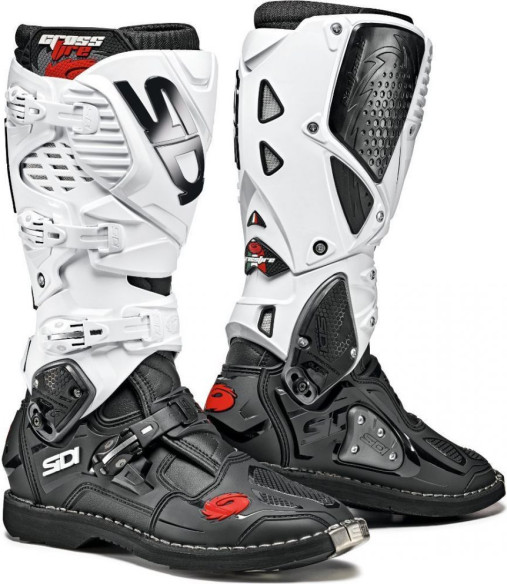 Cizme Moto Crossfire 3 Black-White