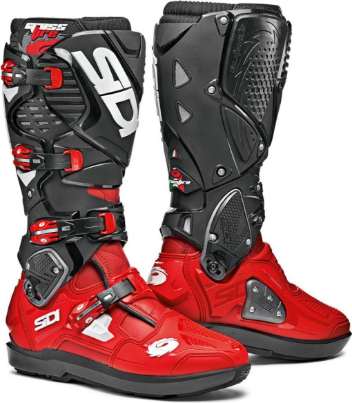 Cizme Moto Crossfire 3 SRS Red-Red-Black