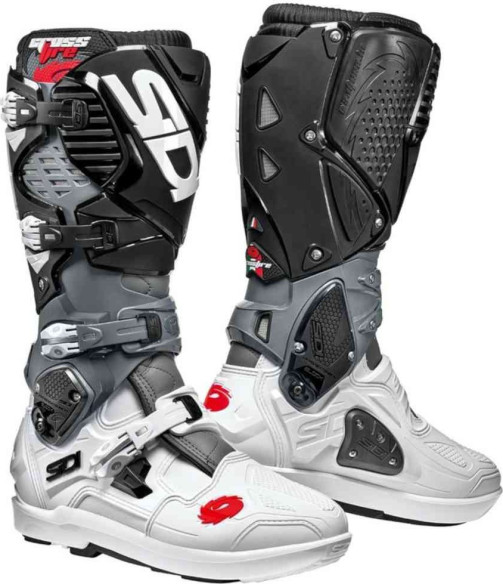 Cizme Moto Crossfire 3 SRS White-Grey-Black