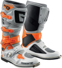 Cizme Moto MX SG12 Orange/Grey/White