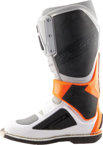 Cizme Moto MX SG12 Orange/Grey/White