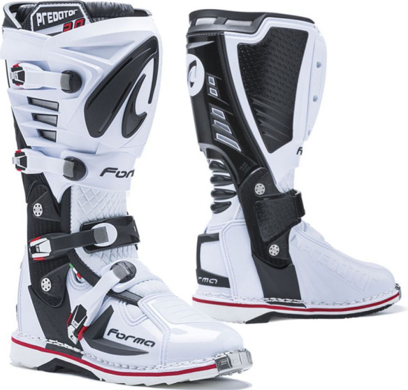 Cizme Moto MX Predator 2.0 White