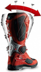 Cizme Moto MX COMP EVO 2 MICHELIN Red/White