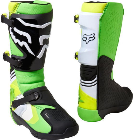 Cizme Moto MX Comp Green/Yellow
