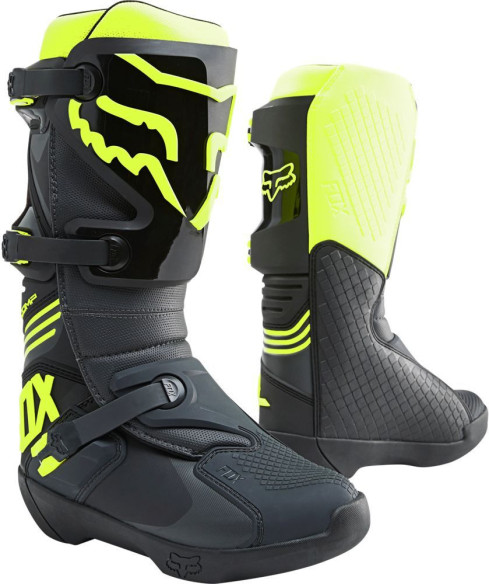Cizme Moto MX Comp Black/Yellow