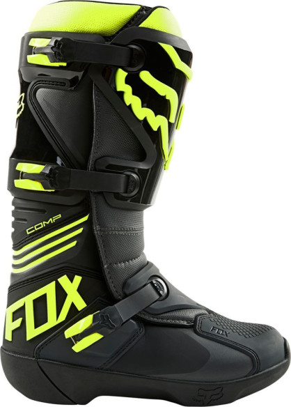 Cizme Moto MX Comp Black/Yellow