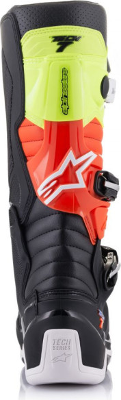 Cizme Moto MX T7 Bk/y/r