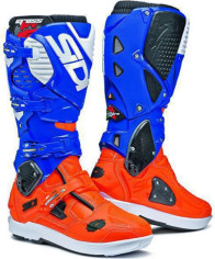 Cizme Enduro Crossfire 3 SRS Orange Fluo/White Blue