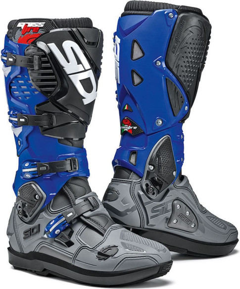 Cizme Enduro Crossfire 3 SRS Grey/Blue/Black