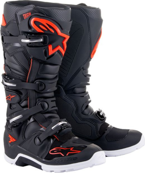 Cizme Moto Enduro Tech 7 Enduro Black/Red 24