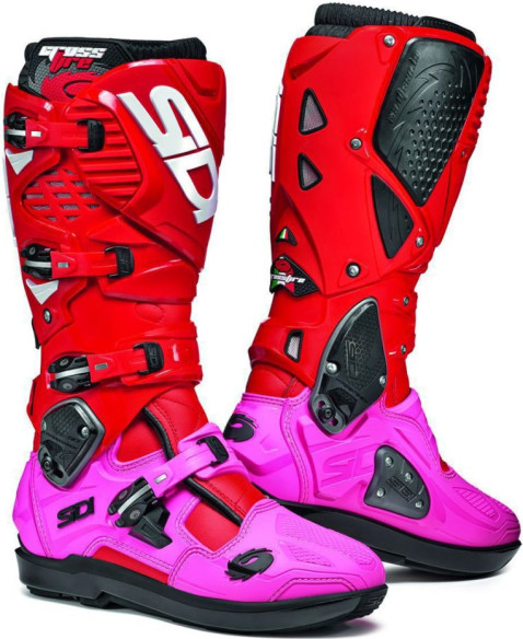 Cizme Moto Enduro Crossfire 3 SRS Prado Limited Edition Red/Pink 23