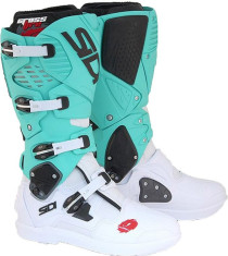 Cizme Moto Enduro Crossfire 3 SRS Limited Edition White/Mint 23
