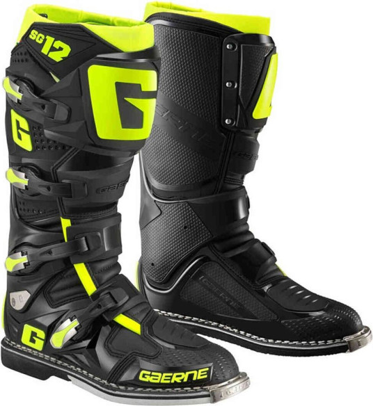 Cizme Moto Enduro SG12 Black/Yellow 23