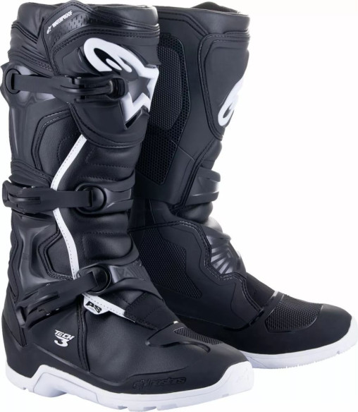 Cizme Moto Enduro/MX Tech 3 Enduro Waterproof Black/White 24