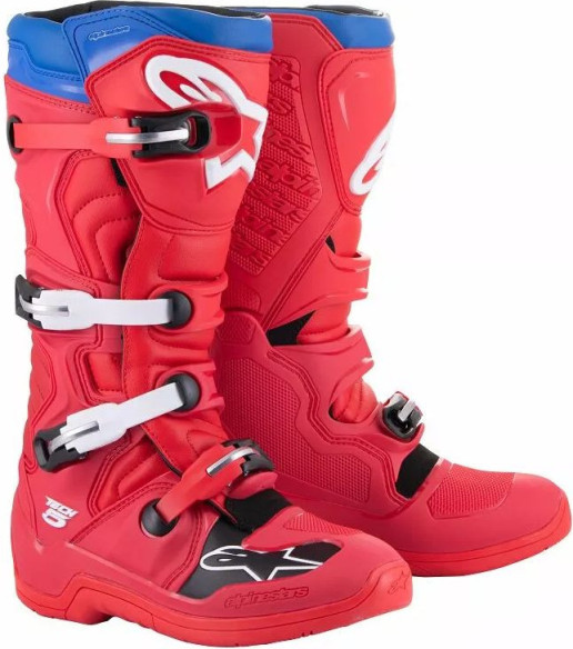 Cizme Moto Enduro/MX Tech 5 Red/Blue 24