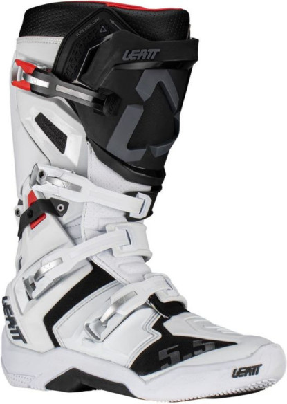 Cizme Moto MX/Enduro 5.5 Flexlock White/Black 24