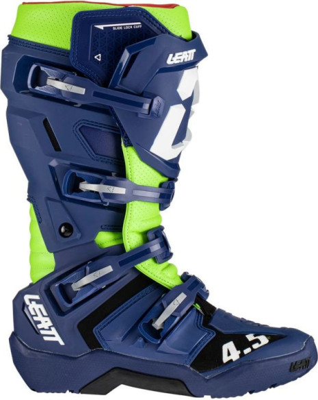 Cizme Moto MX/Enduro 4.5 Flexlock Blue/Green 24