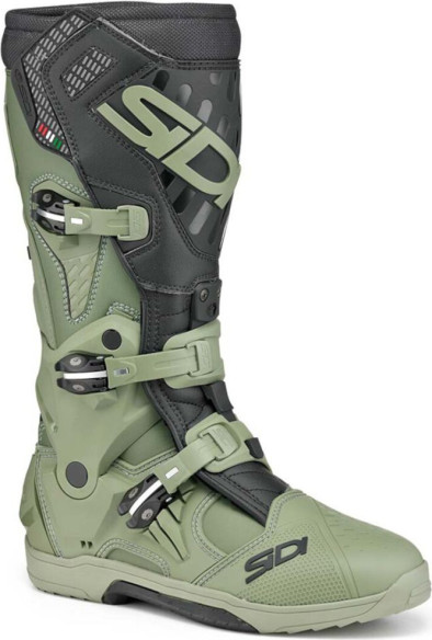 Cizme Moto MX/Enduro Crossair Army/Black 24