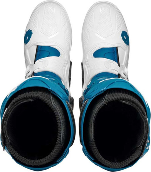 Cizme Moto MX/Enduro Crossfire 3 SRS White/Petrol 24