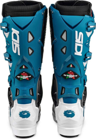 Cizme Moto MX/Enduro Crossfire 3 SRS White/Petrol 24