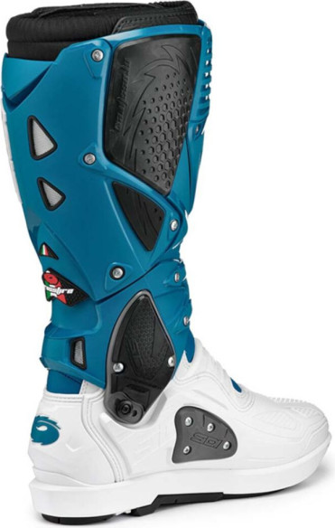 Cizme Moto MX/Enduro Crossfire 3 SRS White/Petrol 24