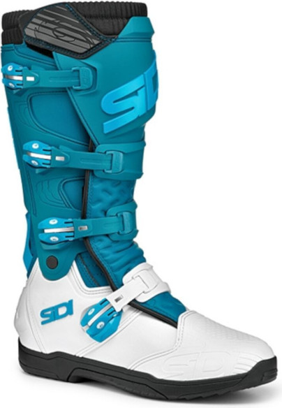 Cizme Moto MX/Enduro Dama Xpower SC Lei White Petrol/Light Blue 24