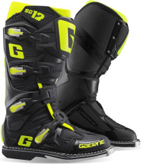 Cizme Moto MX/Enduro SG12 Black/Fluo Yellow 24