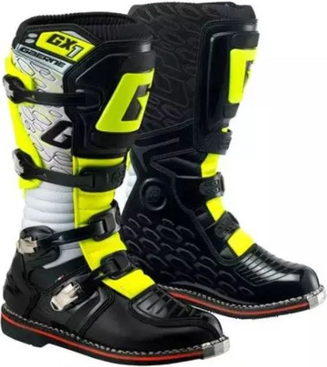 Cizme Moto MX/Enduro GX1 Black/White/Yellow 22