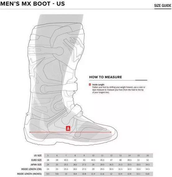 Cizme Moto MX/Enduro Tech 7 White/Black 24