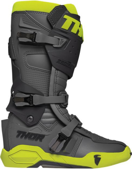 Cizme Moto MX/Enduro Radial Gray/Fluo Yellow 25