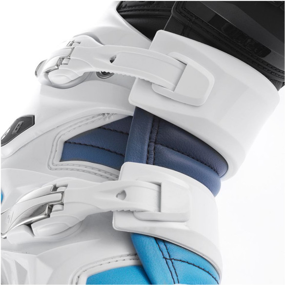 Cizme Moto MX/Enduro SG12 Limited Edition Black/White/Blue 25