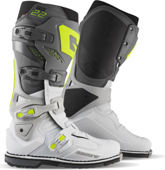 Cizme Moto MX/Enduro SG22 Anthracite/White/Gray/Yellow 25