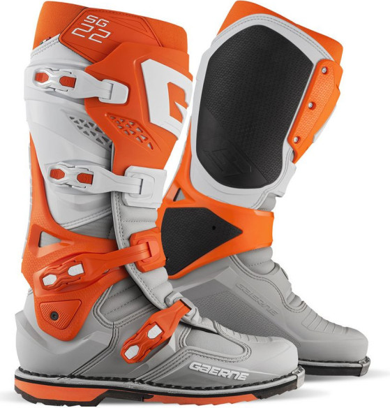Cizme Moto MX/Enduro SG22 Orange/White/Gray 25