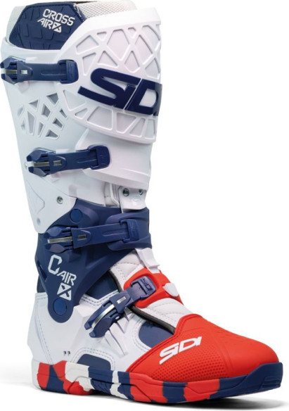 Cizme Moto Mx/Enduro Crossair X White/Navy/Red 25