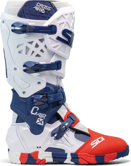 Cizme Moto Mx/Enduro Crossair X White/Navy/Red 25