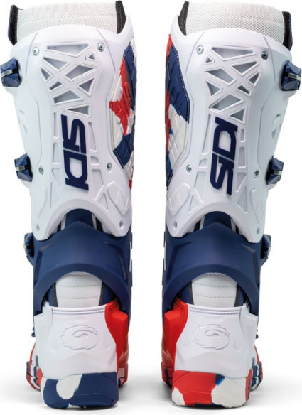 Cizme Moto Mx/Enduro Crossair X White/Navy/Red 25