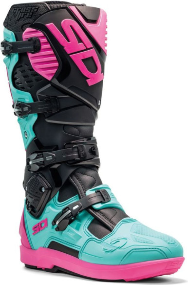 Cizme Moto MX/Enduro Crossfire 3 SRS Black/Mint/Pink 2025