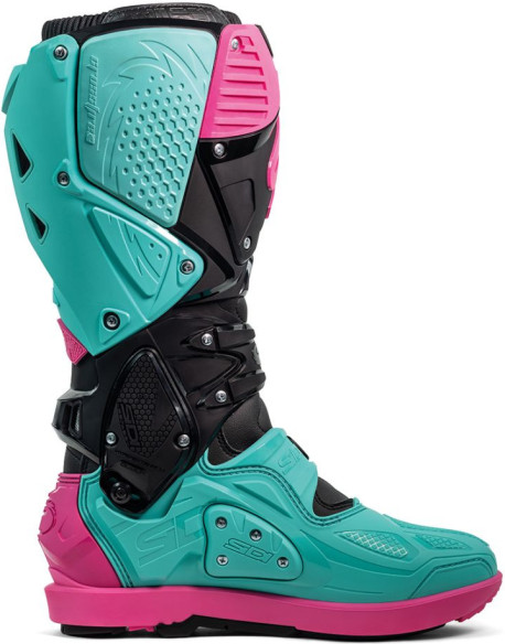 Cizme Moto MX/Enduro Crossfire 3 SRS Black/Mint/Pink 2025