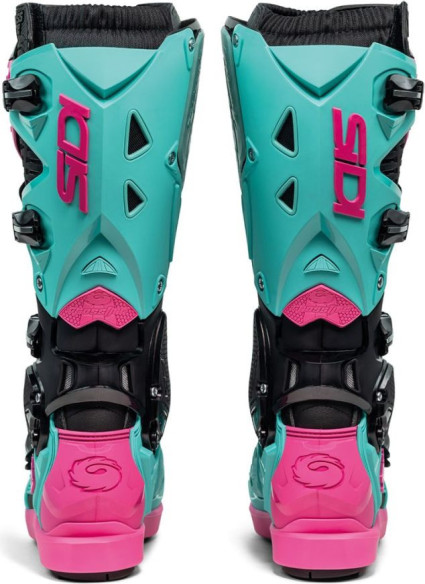 Cizme Moto MX/Enduro Crossfire 3 SRS Black/Mint/Pink 2025