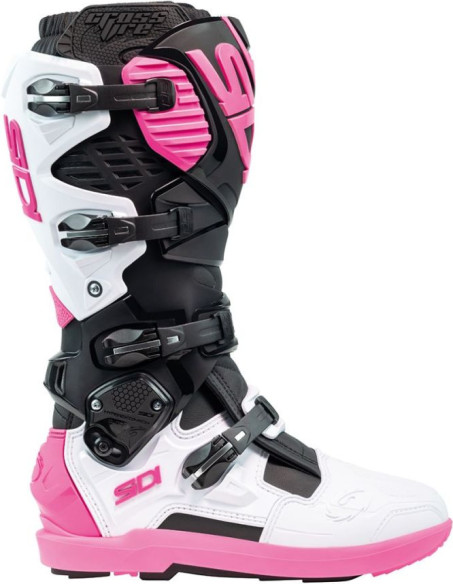 Cizme Moto MX/Enduro Crossfire 3 SRS Black/White/Pink 2025