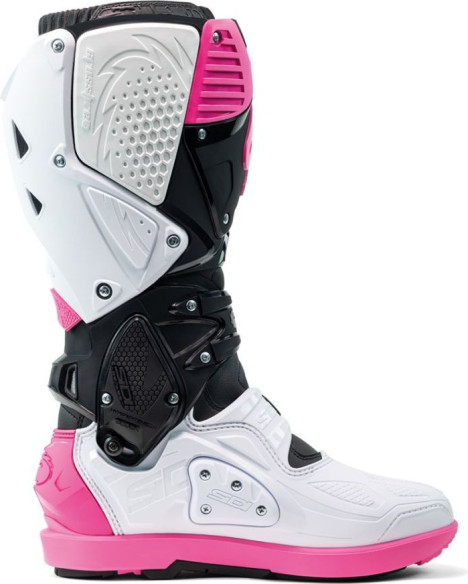 Cizme Moto MX/Enduro Crossfire 3 SRS Black/White/Pink 2025
