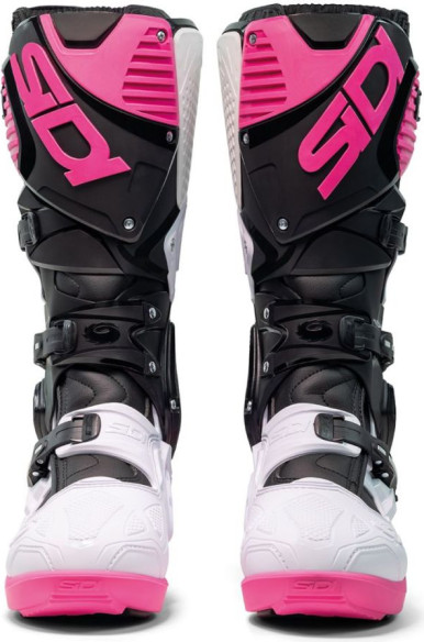 Cizme Moto MX/Enduro Crossfire 3 SRS Black/White/Pink 2025