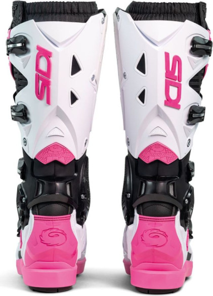 Cizme Moto MX/Enduro Crossfire 3 SRS Black/White/Pink 2025